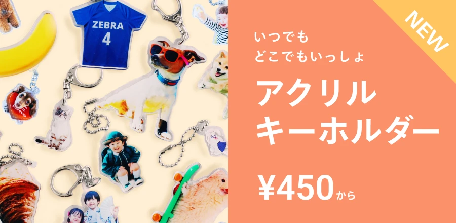 しまうまプラス「アクリルキーホルダー」新発売
