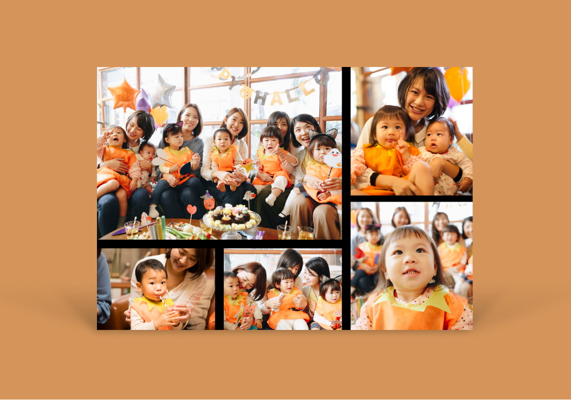 イベント写真をコラージュして楽しもう！