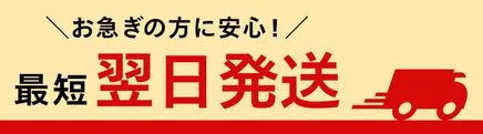 最短翌日出荷